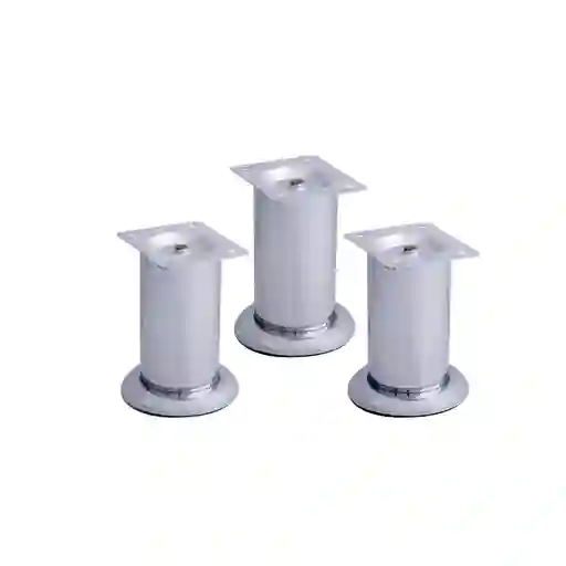 Pata Acero Cromada Sin Nivelador 8cm (und)