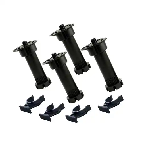 Pata Zócalo Plástica De 10cm (kit)