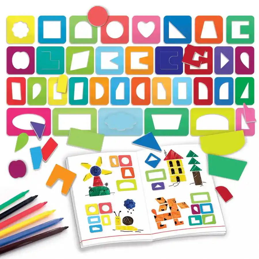 Juego Montessori Plantillas Divertidas Para Niñas Niños