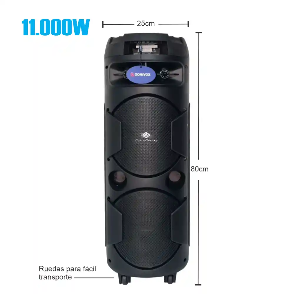 Parlante Profesional Torre De Sonido Bluetooth Sonivox Vs-ss2590