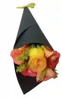 Bouquet De 6 Rosas Color Disponible