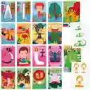 Juego Tarjetas Didácticas De Yoga Para Niños Juego Niñas