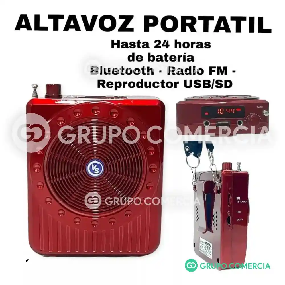 Megáfono Altavoz Para Perifoneo Potente Batería Hasta 24 H