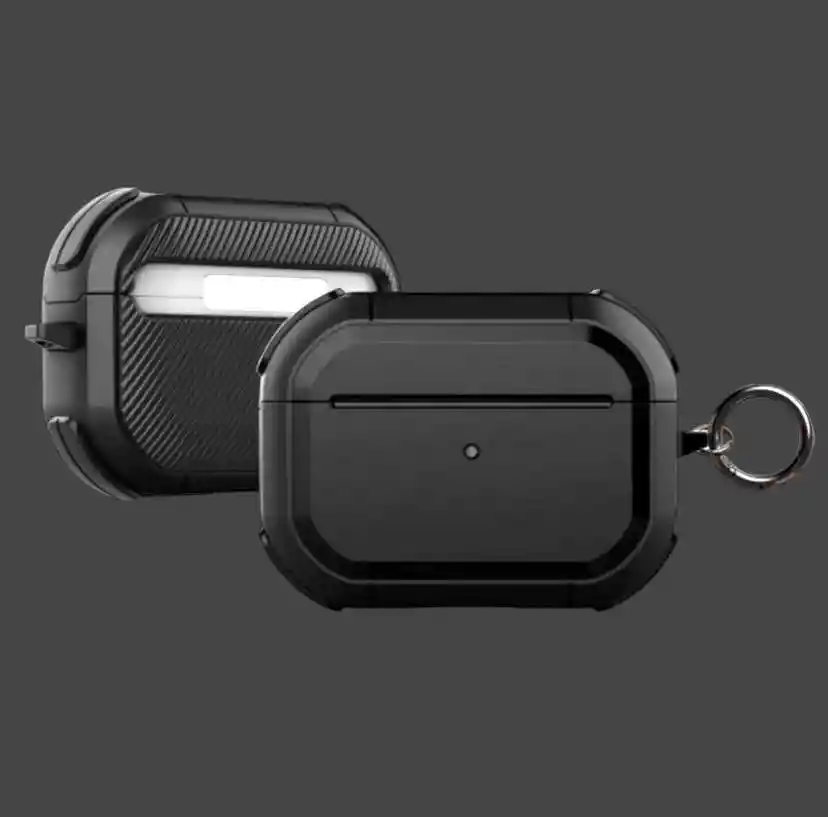 Funda O Case Para Airpods 3ra Generación Tipo Armadura (negro)