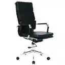 Silla De Oficina Santander Alta Base Cromo