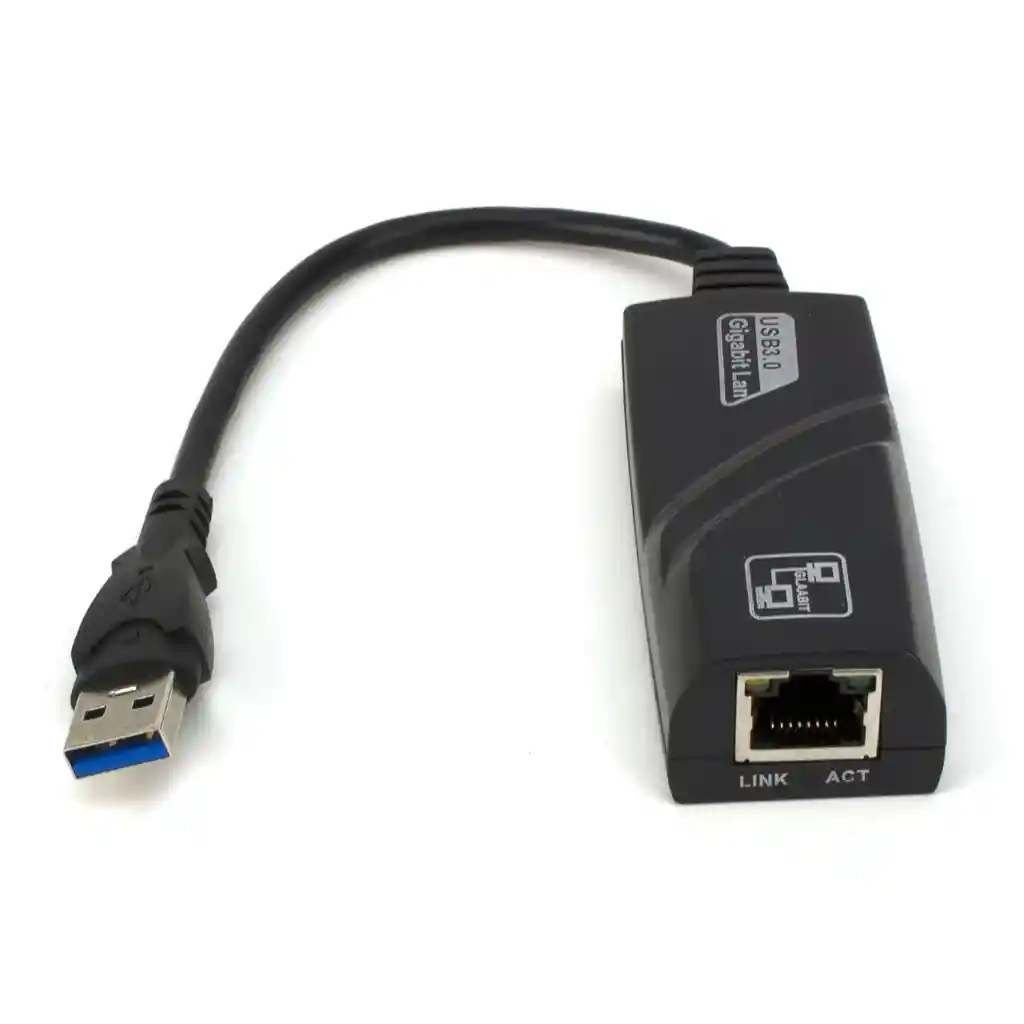 Gigabit Tarjeta Convertidor Adaptador Usb 3.0 A Rj45 Red Lan