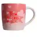 Nico Taza Mug De Porcelana Te Quiero Mensaje Interno Y Externo