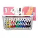 Pintura Oleo Oil Color Bomega Caja X 12 Colores 12 Ml C/u	