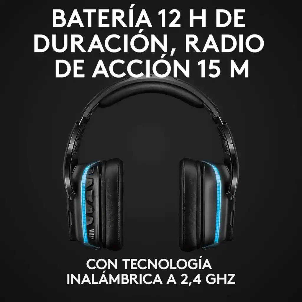 Auriculares Inalambricos Gaming Logitech G935 Lightsync 7.1 Dolby