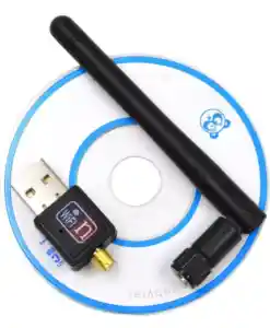 Antena De Red Wifi Usb Inalambrico 1200 Mbps Con Antena