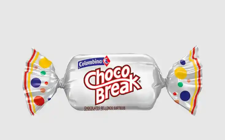 Choco Break Con Relleno Frutal 5g