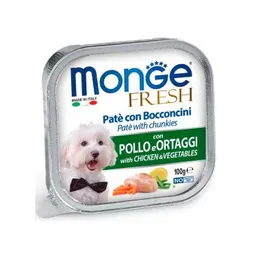 Monge Fresh Pate With Chicken And Vegetables X100 (alimento Húmedo)