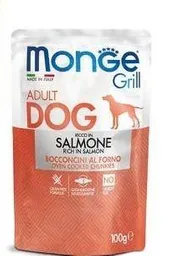 Monge Grill Pouch With Salmon X 100g (alimento Húmedo)