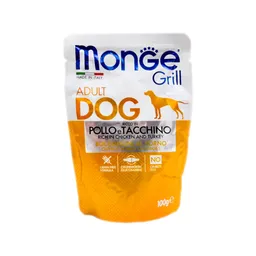 Monge Grill Pouch With Cicken And Turkey X 100g (alimento Húmedo