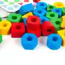 Juego De Mesa Con Formas Geométricas, Juguetes Montessori Con Formas De Color