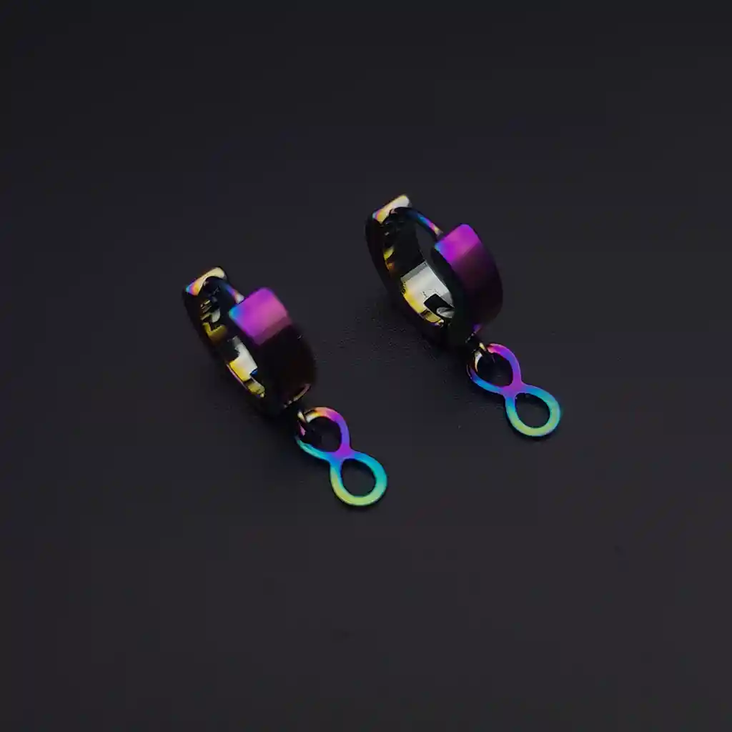 Arete Candonga Infinito Acero Inoxidable Dayoshop