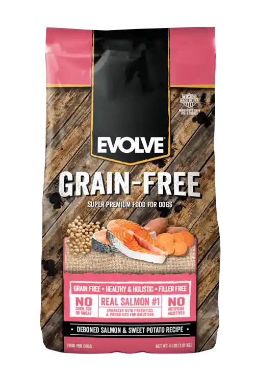 Evolve Dog Grain Free Salmon Adulto 12 Lb - 5.44 Kg