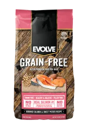 Evolve Dog Grain Free Salmon Adulto 12 Lb - 5.44 Kg