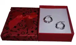 Aretes Candongas Melcocha En Plata Medianas