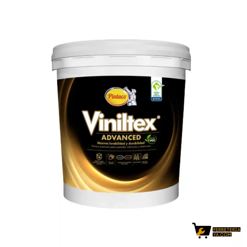 Vinilo Tipo 1 Blanco Viniltex Balde
