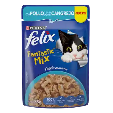 Felix Fantastic Mix Pollo Cangrejo 85 Gr