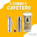 Kit Café Molino, Cuchara Pinza, Termo Y Café La Central.