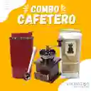 Kit Café Molino, Cuchara Pinza, Vaso Térmico Y Café La Central.