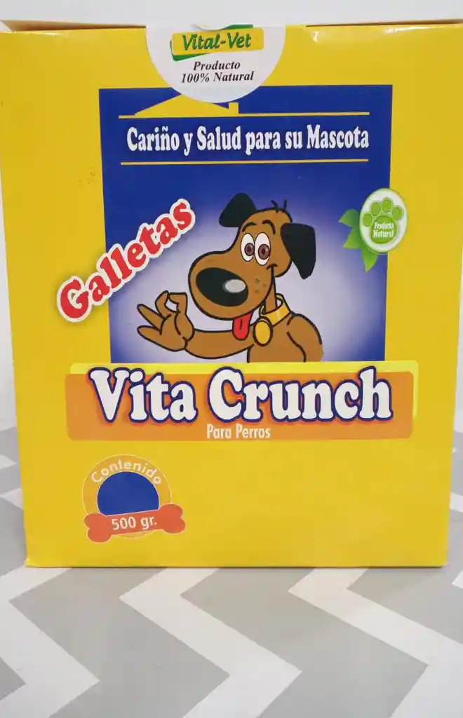 Galletas Vita Crunch Sabor Avena Caja X 500g (para Perro)