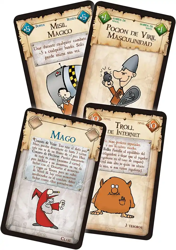 Juego De Mesa Munchkin Juego Destreza Para Adultos Y Niños