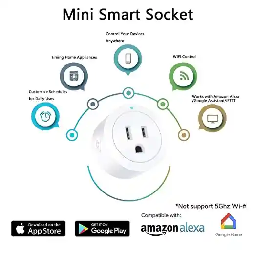 Enchufe Inteligente Wifi Alexa Y Google Home X4