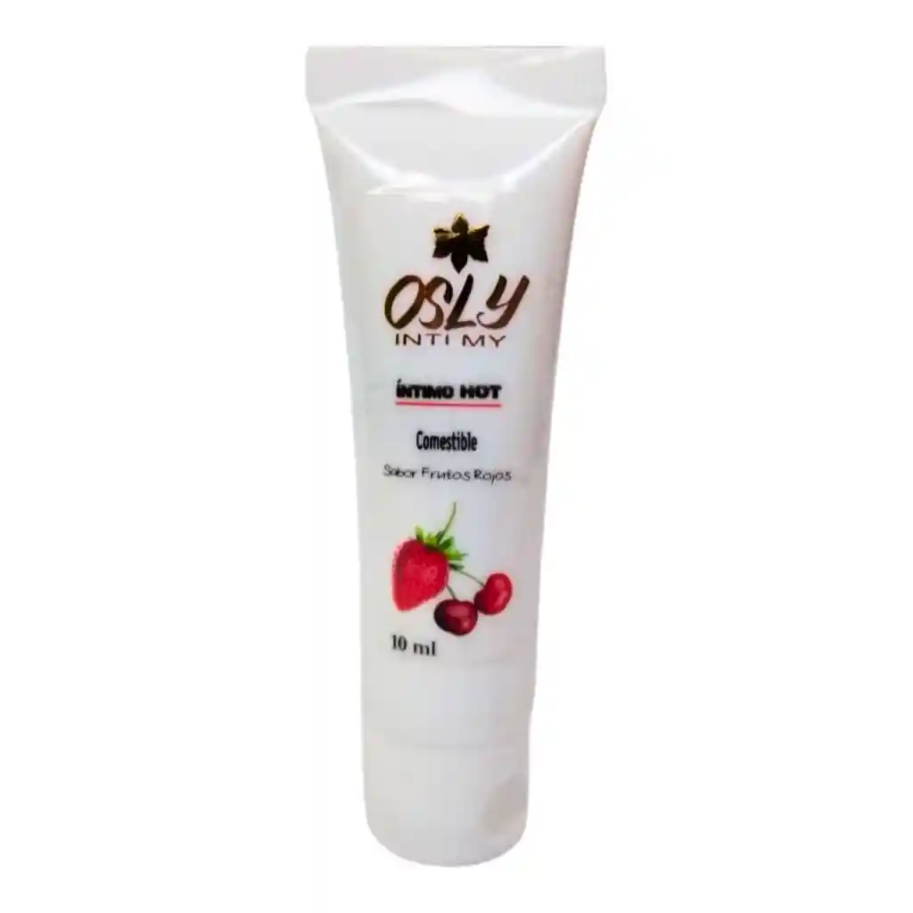 Lubricante Íntimo Hot Sabor Frutos Rojos X 10ml Osly