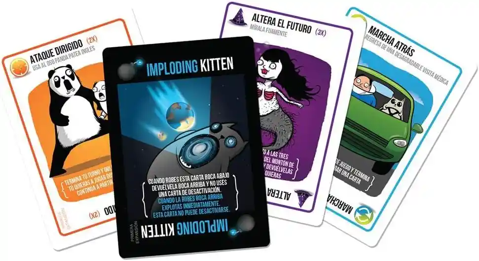 Juego De Mesa Exploding Kittens Destreza Para Adultos Niños