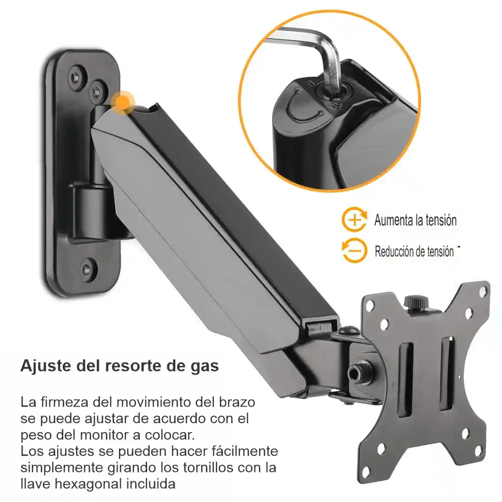 Soporte De Pared Brazo Para Monitor Lcd 17-35 Rotación An360