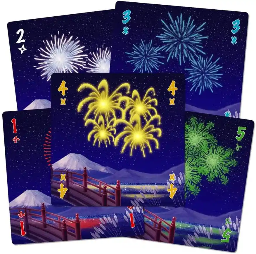 Juego De Mesa Hanabi Juego De Cartas Para Adultos Y Niños