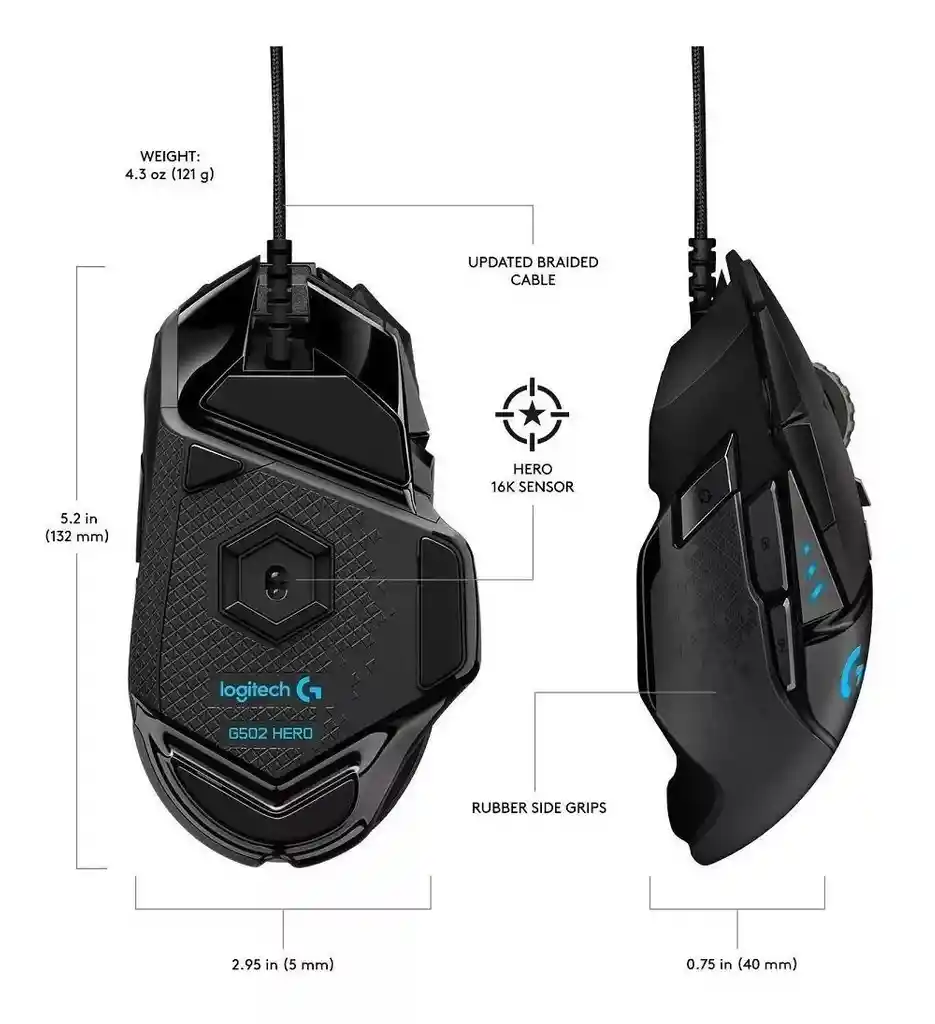 Mouse Gamer G502 Logitech