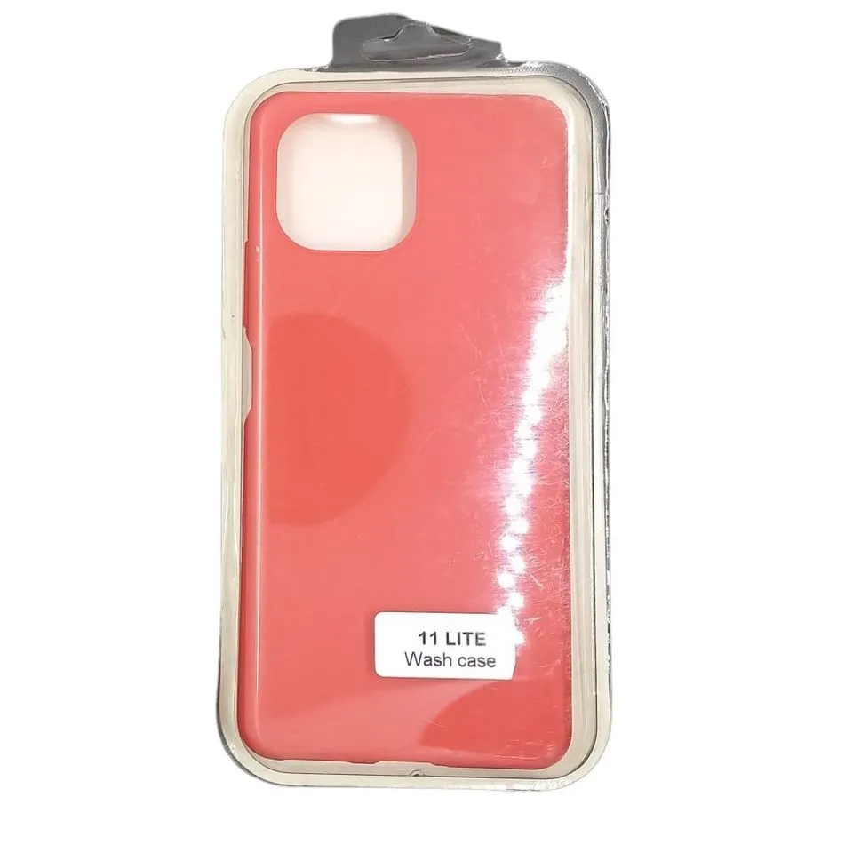 Forro Silicone Wash Xiaomi 11 Lite Rojo