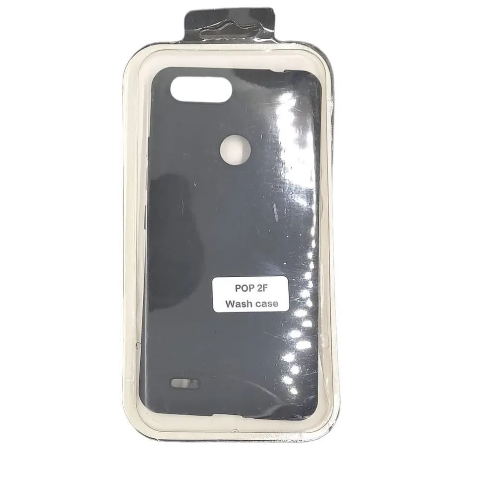 Forro Silicone Wash Tecno Pop 2 F Negro