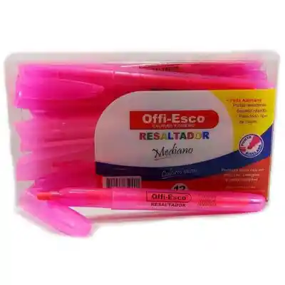 Resaltador Mediano Offi Esco Oe-532 Color Fucsia