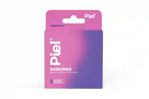 Condon Piel Sabores X 3
