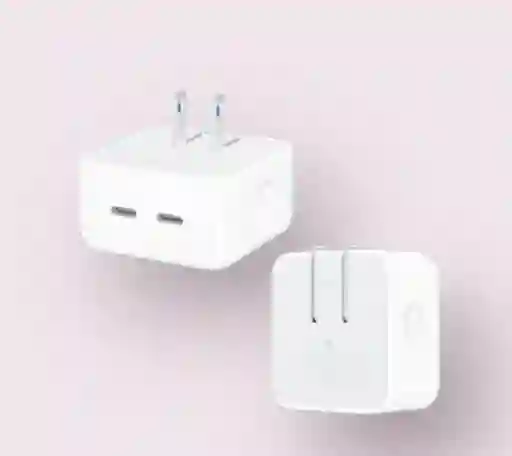 Cabezal Apple Iphone Dos Puertos C 50w Carga Rapida