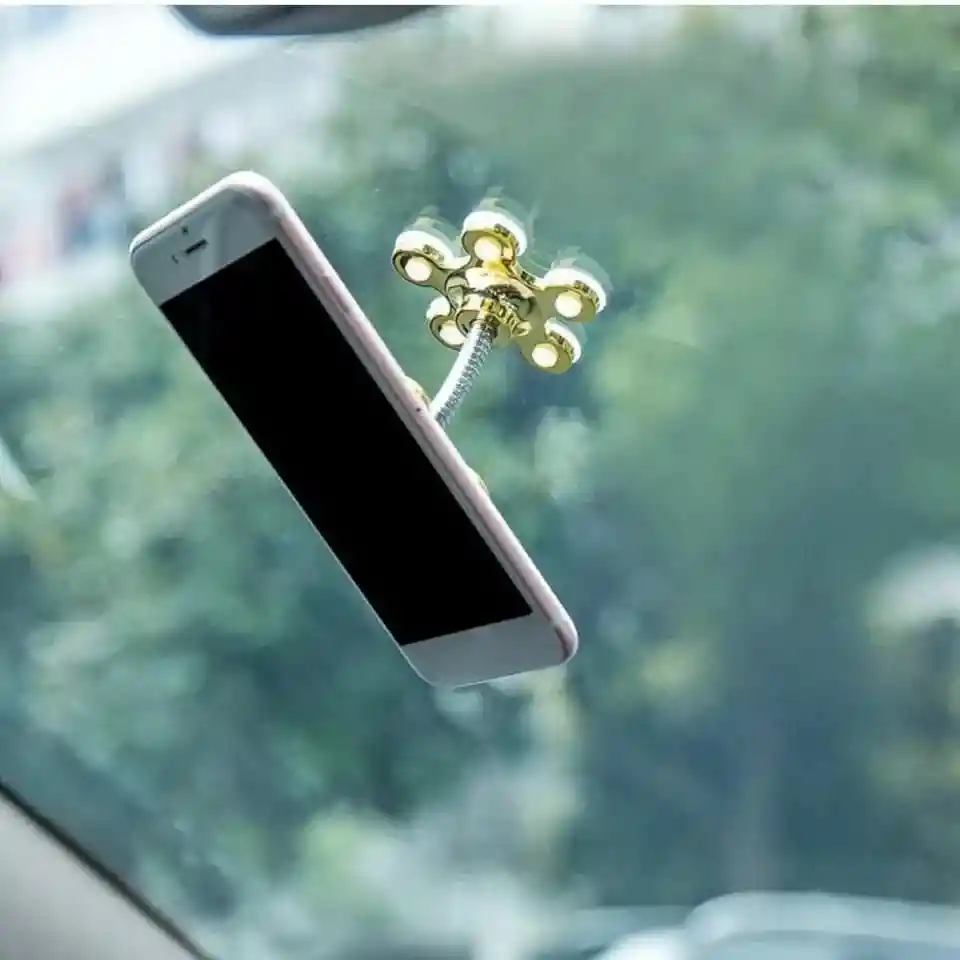 Holder Porta Celular Flexible Con Chupa