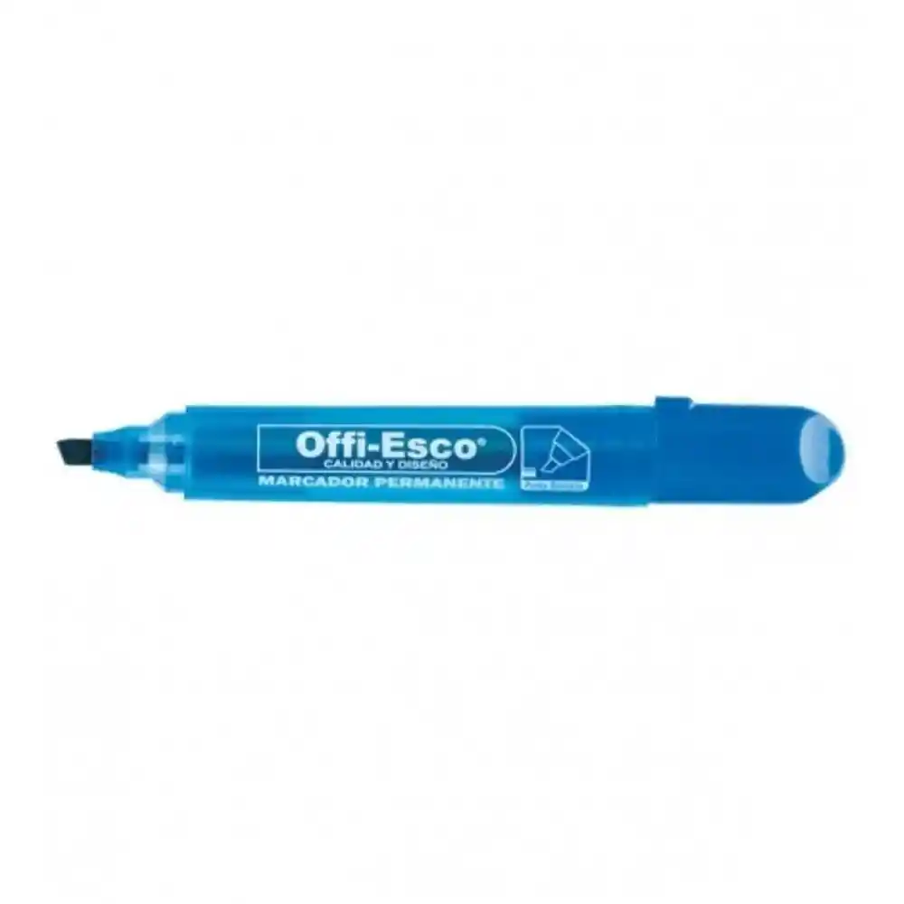 Marcadores Permanentes Azul Offi Esco Oe-520