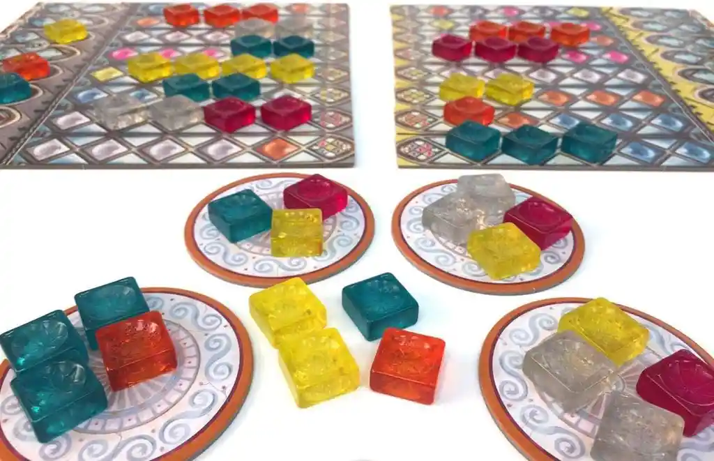 Juego De Mesa Azul Vitrales De Sintra Juego Mental Adultos