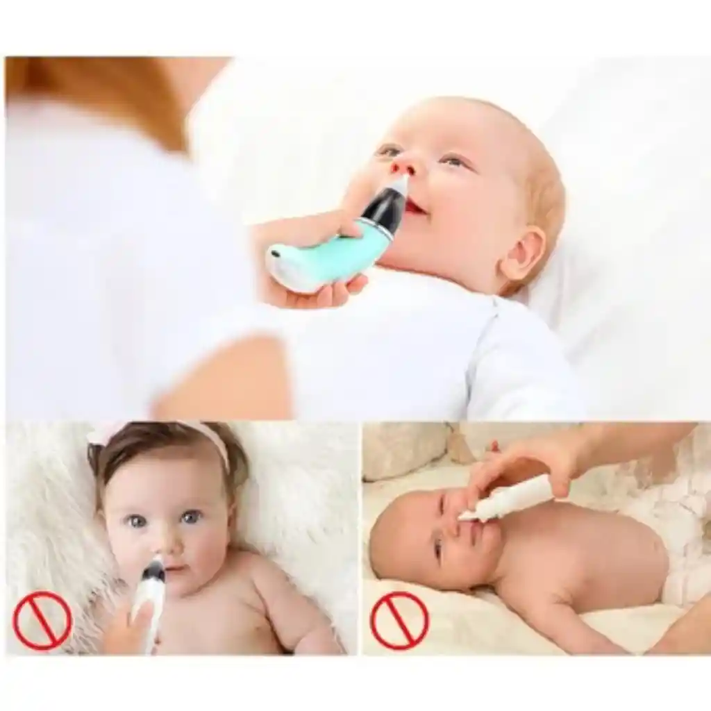 Aspirador Nasal Eléctrico Bebés Limpiador Automático