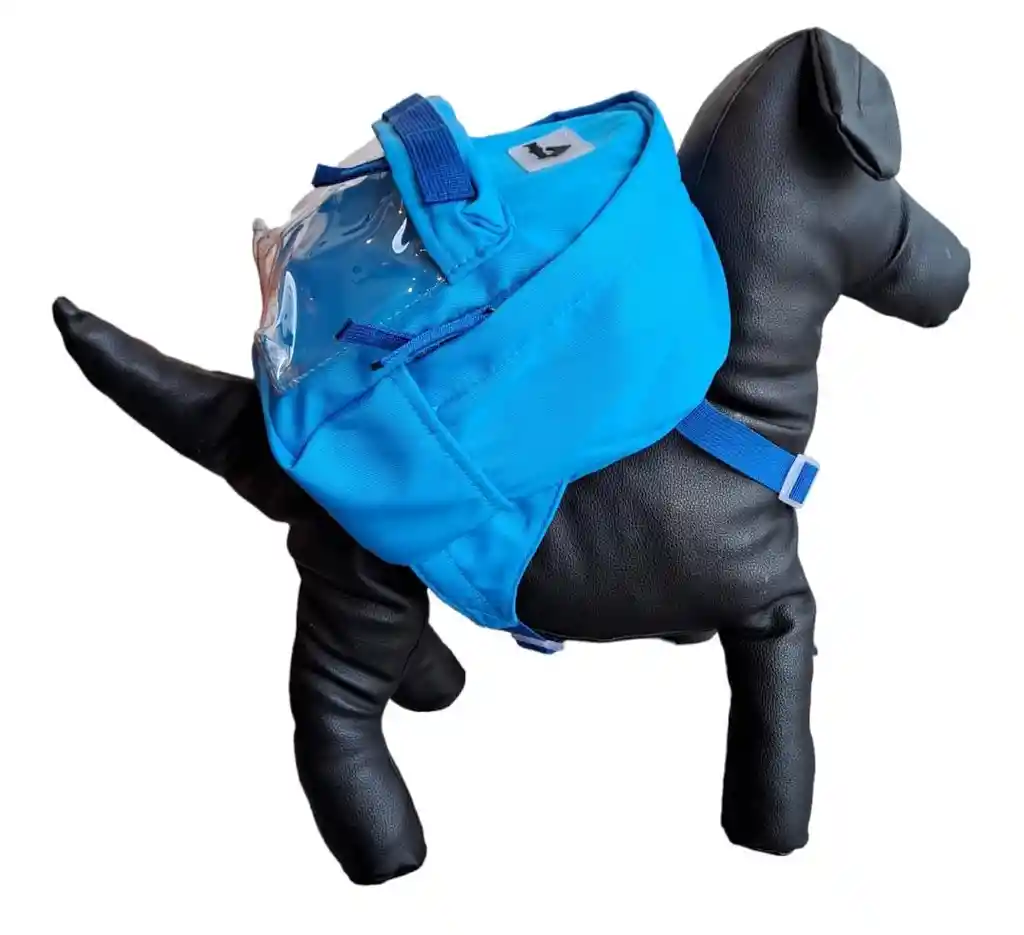 Morral Arnés Para Perros Color Azul