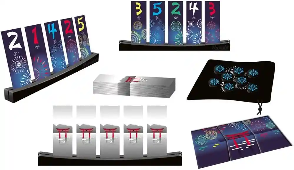 Juego De Mesa Hanabi Juego De Cartas Para Adultos Y Niños