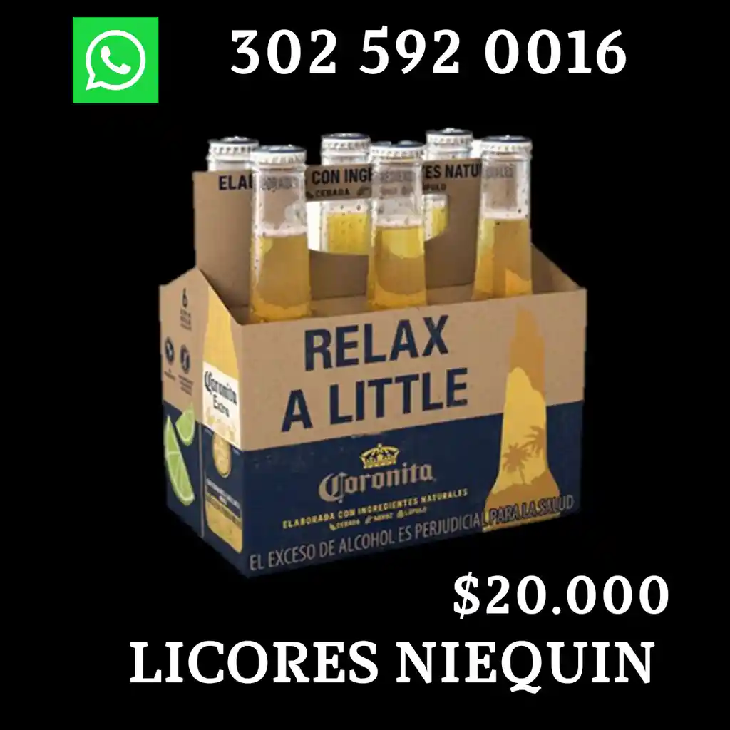 Coronita Six Pack Cerveza X 210ml