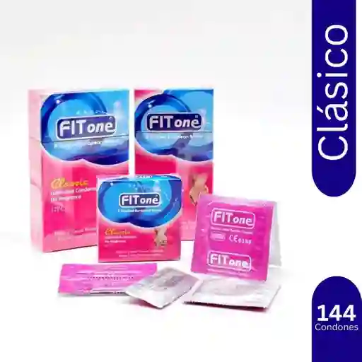 Caja Condones Lubricados Fitone X 144 Unds