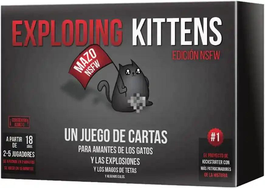 Juego De Mesa Exploding Kittens Nsfw Cartas Para Adultos