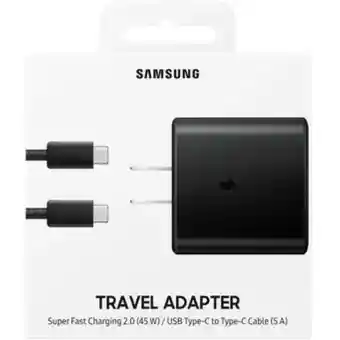 Cargador Samsung 45w Super Ultra Carga Rapida Tipo C - Original